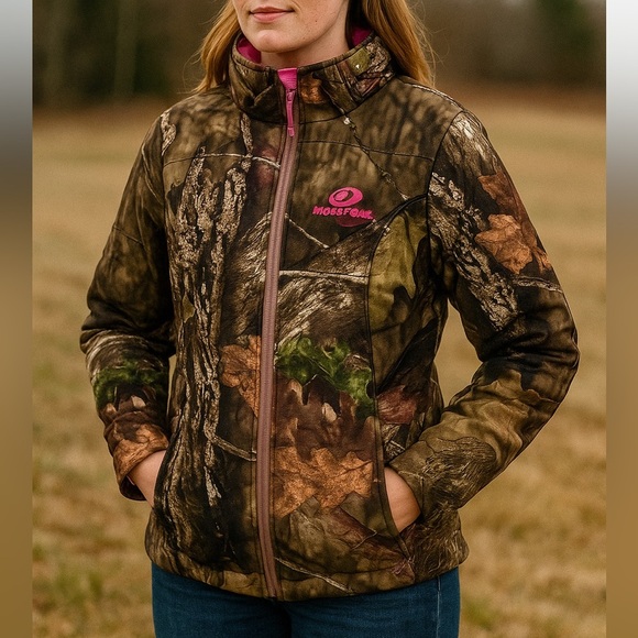 Mossy Oak Camouflage Insulated Hunting Jacket Women Small - Picture 10 of 10